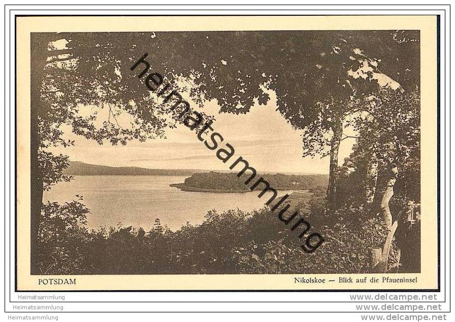 Berlin-Wannsee - Nikolskoe - Blick Auf Die Pfaueninsel - Wannsee