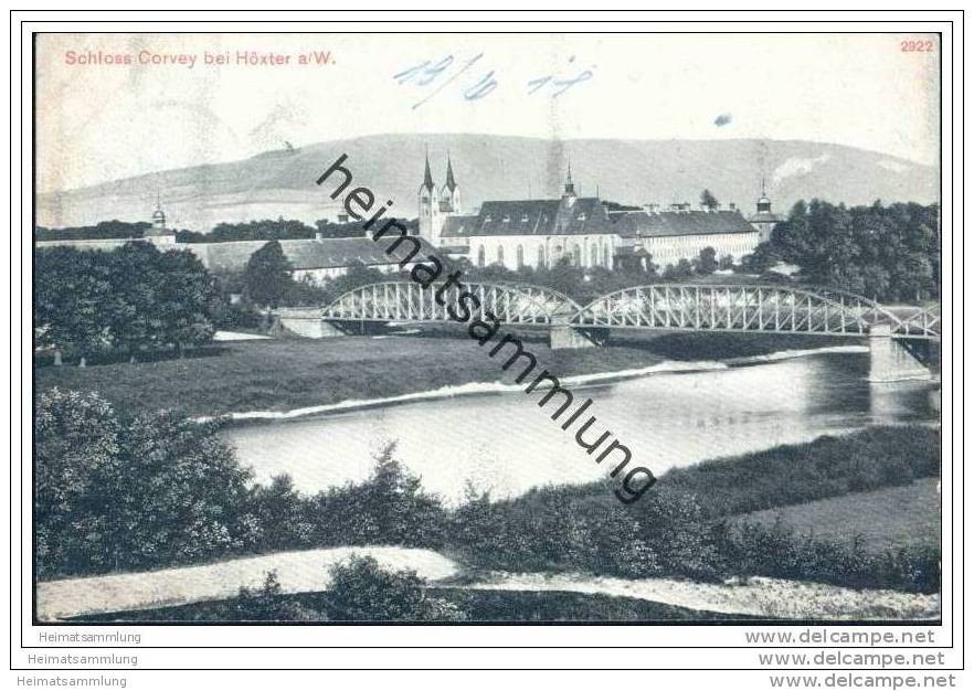 Schloss Corvey Bei Höxter - Verlag Gerhard Blümlein &amp; Co. Frankfurt - Höxter