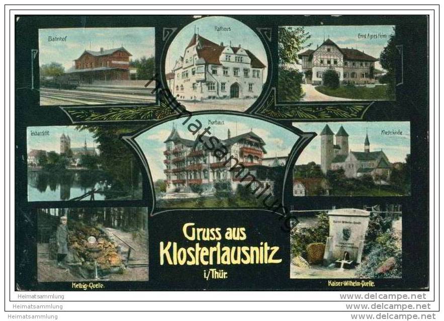 Gruss Aus Bad Klosterlausnitz - Quellen - Bahnhof - Bad Klosterlausnitz