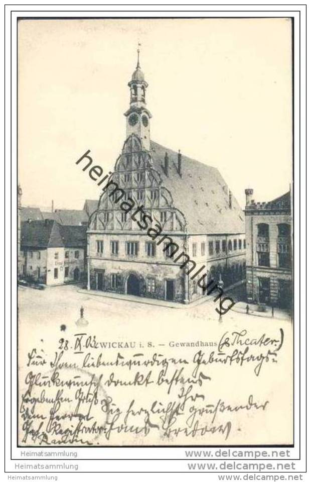 Zwickau - Gewandhaus Und Theater - Zwickau