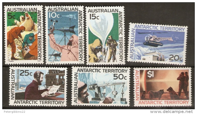 Australian Antarctic Territories  1966  SG  11-8  Scientific Research  Mounted Mint - Nuovi