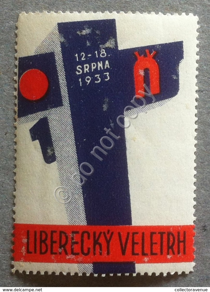 Erinnofilia Chiudilettera - Reichenberger Messe - Cecoslovacchia 1933 - MNH ** - Ohne Zuordnung