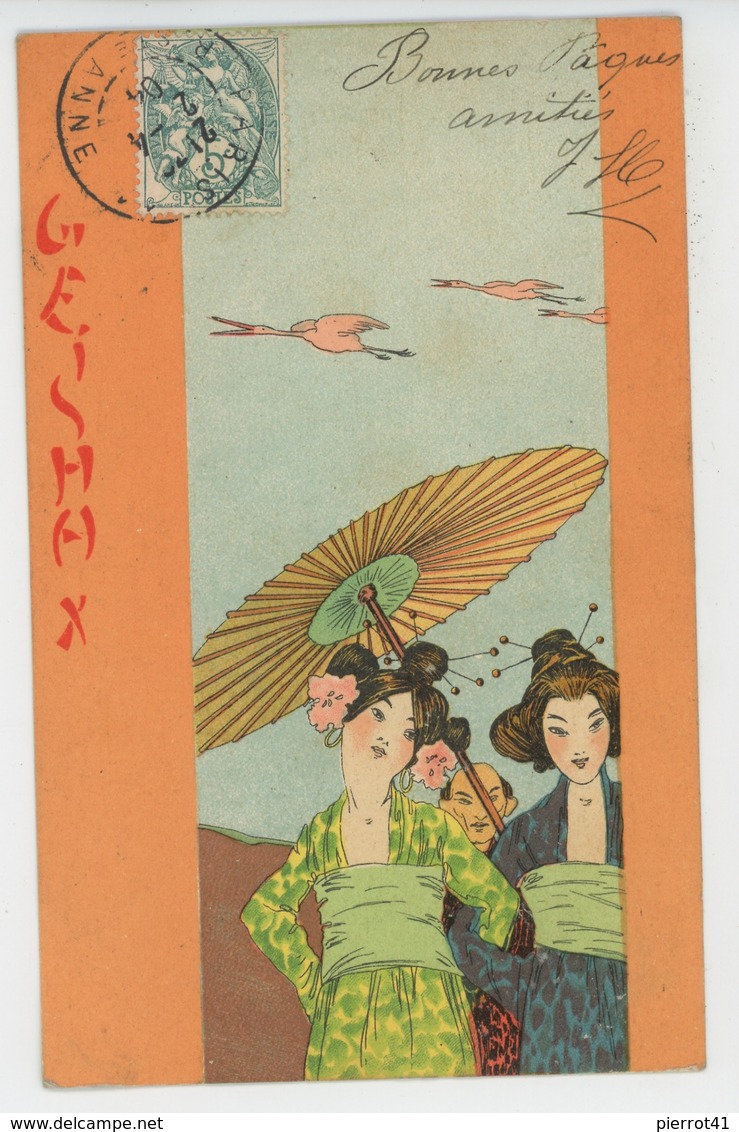 FEMMES - FRAU - LADY - JAPAN - JAPON - "GEISHAS " Par RAPHAEL KIRCHNER - Kirchner, Raphael