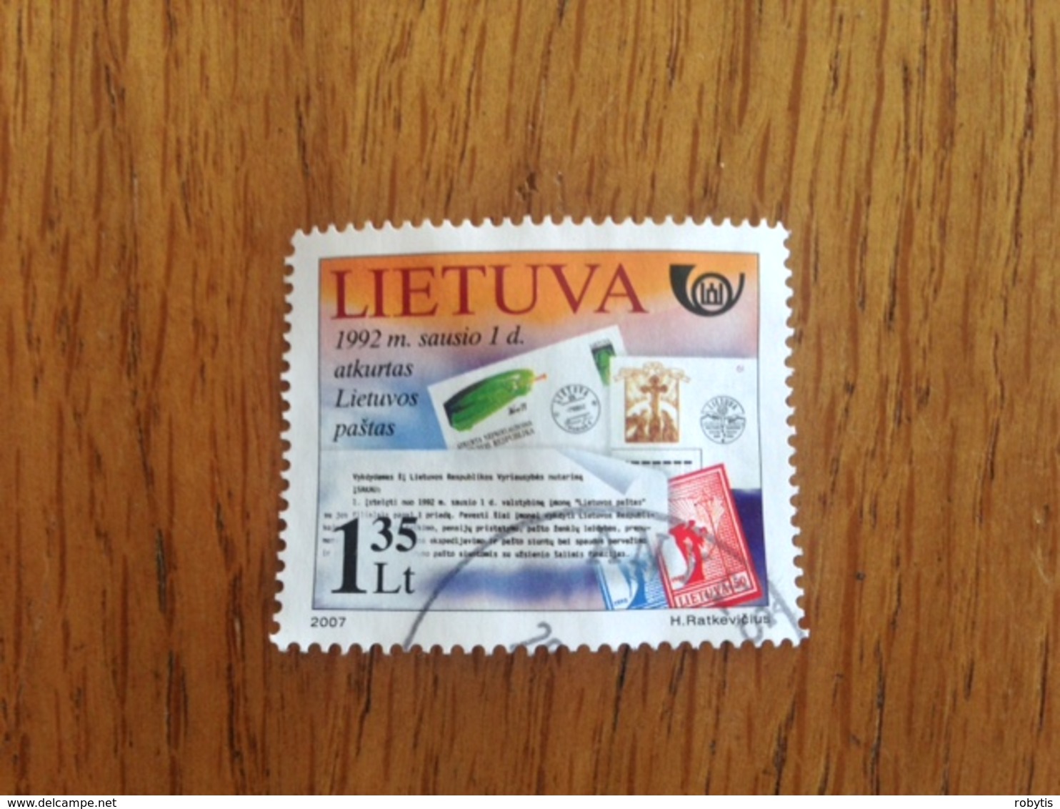 Lithuania Used Stamp 2007 - Lituania