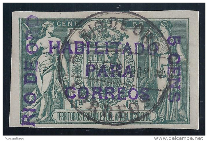 ESPAÑA / RIO DE ORO 1908 - Edifil #40B - Rio De Oro