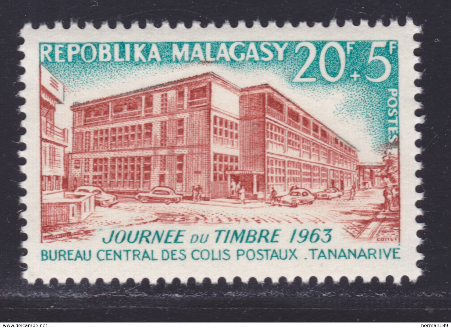 MADAGASCAR N°   379 ** MNH Neuf Sans Charnière, TB (D7542) Bureau Central Des Colis Postaux 1963 - Madagascar (1960-...)