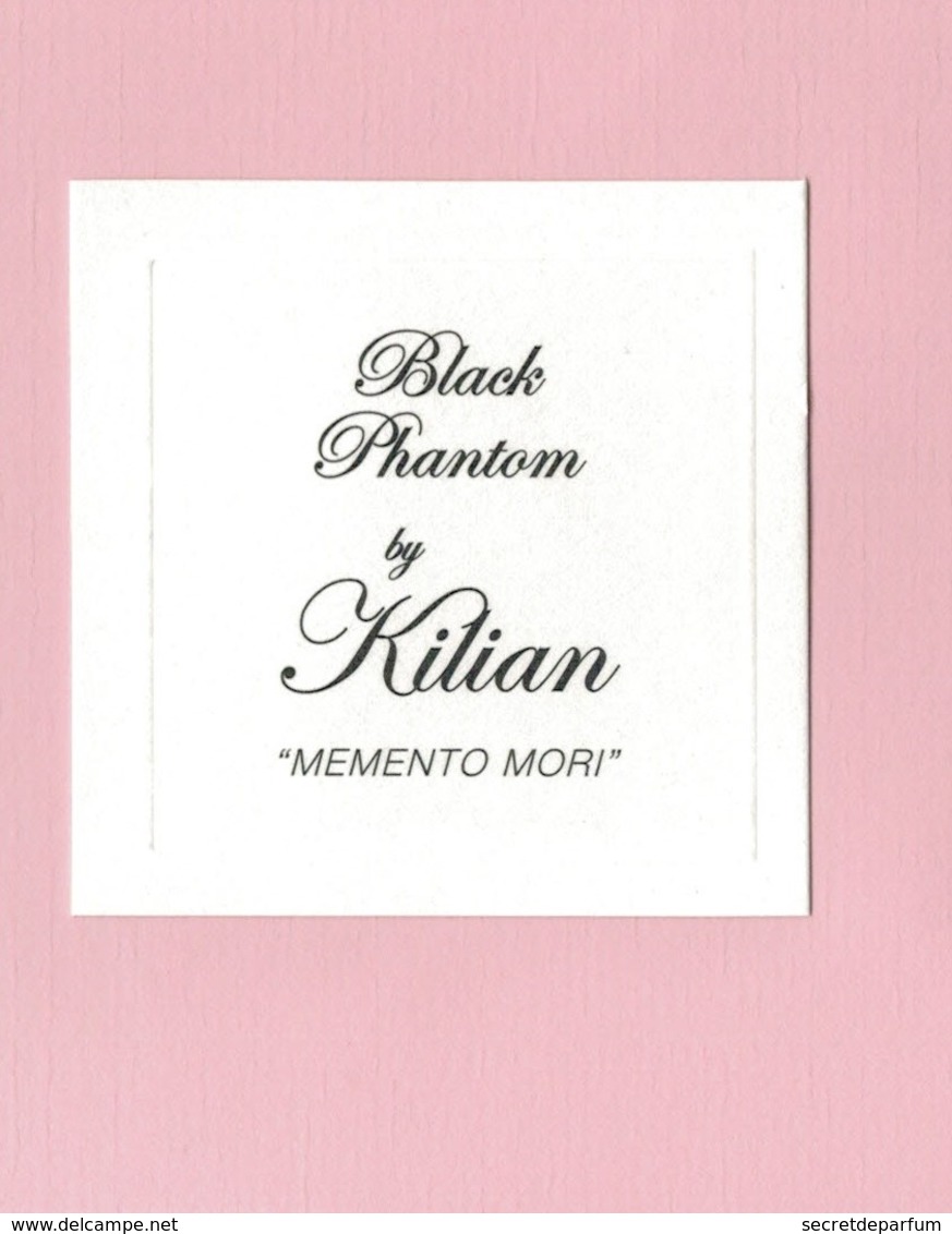 Cartes Parfumées  BLACK PHANTOM   BY  KILIAN - Modernes (à Partir De 1961)