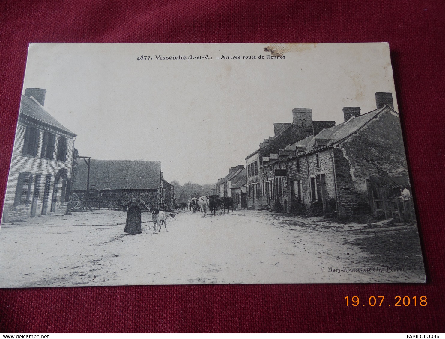 CPA - Visseiche - Arrivée Route De Rennes - Autres & Non Classés