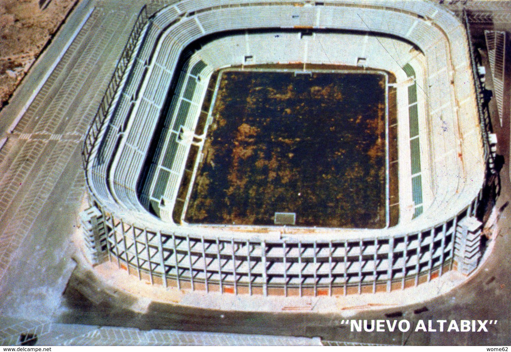 POSTAL ESTADIO ELCHE - NUEVO ALTABIX -  STADIUM POSTCARD - WORLD CUP 1982 - Voetbal