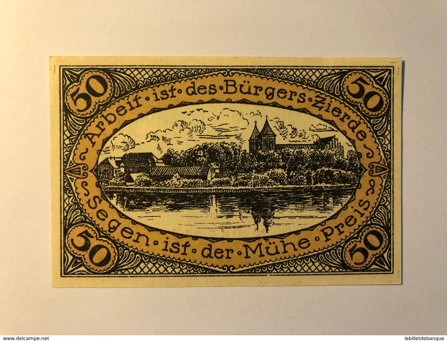 Allemagne Notgeld Neidenburg 50 Pfennig - Collections