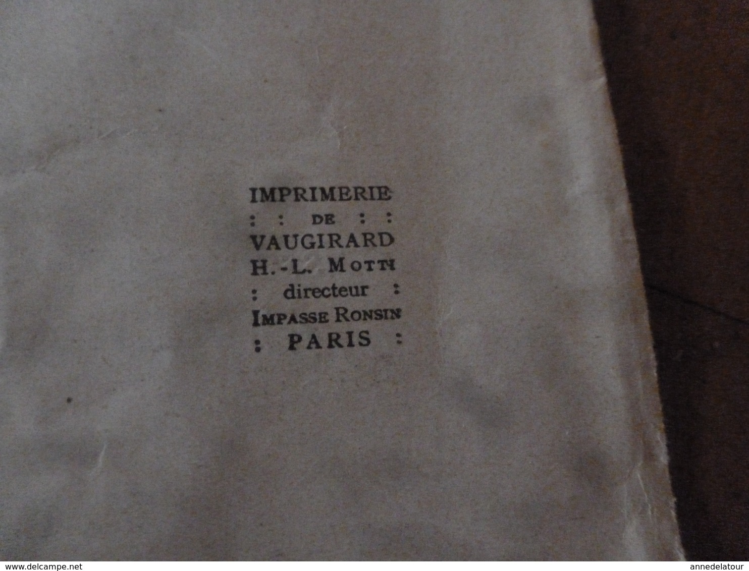 1915 Plaquette "L'ACCUEIL FRANCAIS"  édit par La Fédération des Amicales d'Institutrices et d'Instituteurs de France;etc