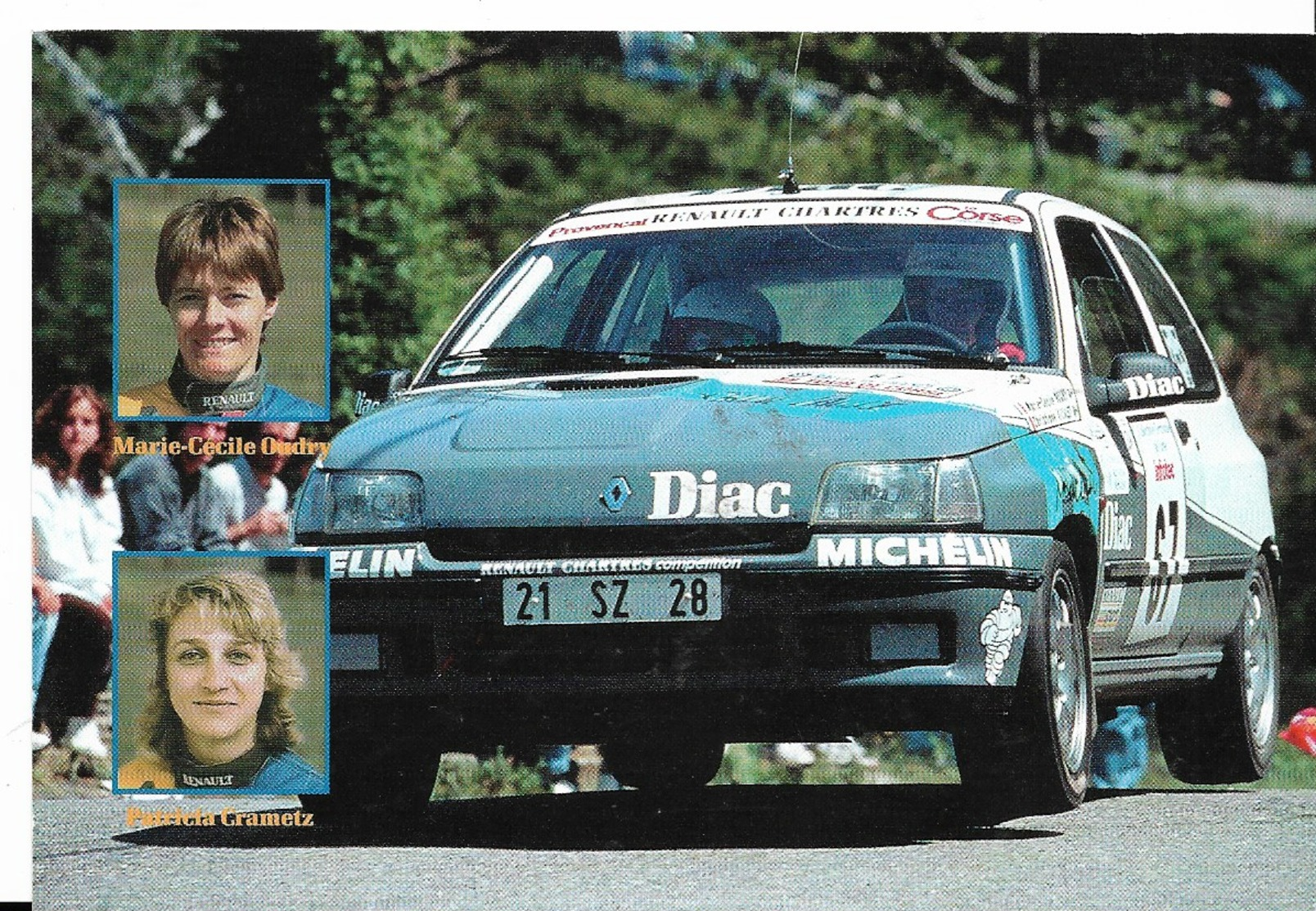 Championnat De France Des Rallyes 1995 ( Marie-Cécile OUDRY - Patricia CRAMETZ )- Carte Neuve - PE - Rallyes