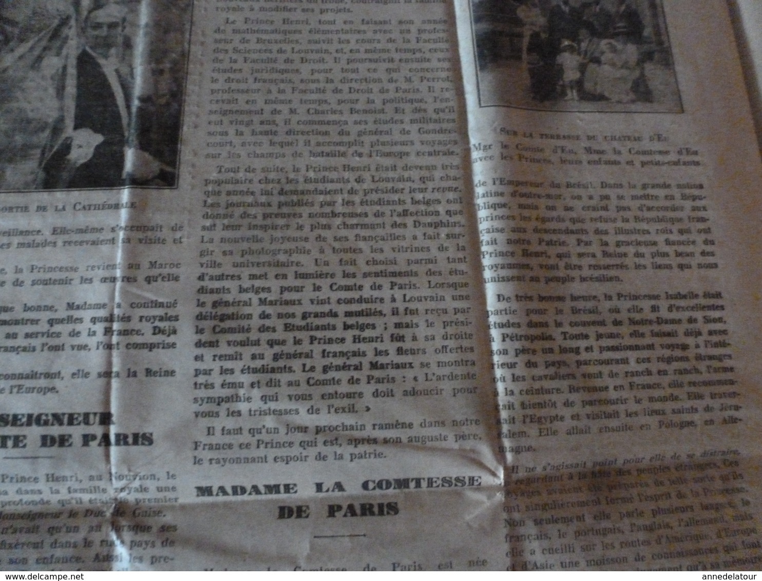 1931 N° Spécial de L'ACTION FRANCAISE ---> Le mariage du Dauphin (Journal monarchiste virulent, antisémite)