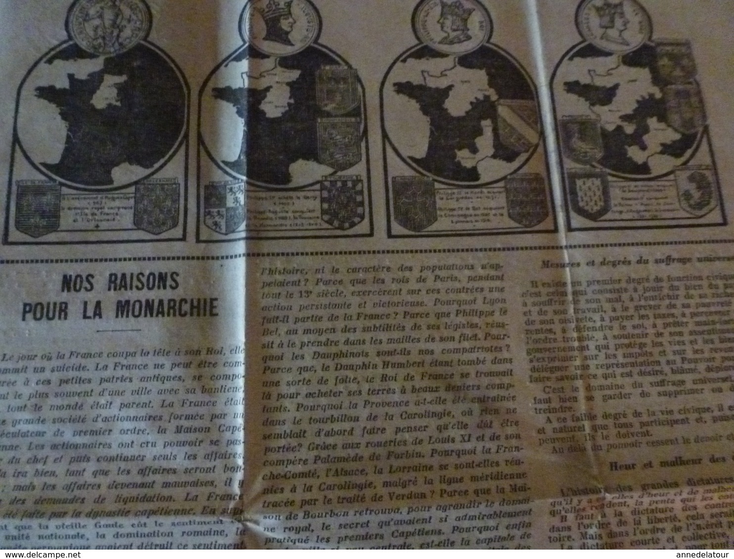 1931 N° Spécial de L'ACTION FRANCAISE ---> Le mariage du Dauphin (Journal monarchiste virulent, antisémite)