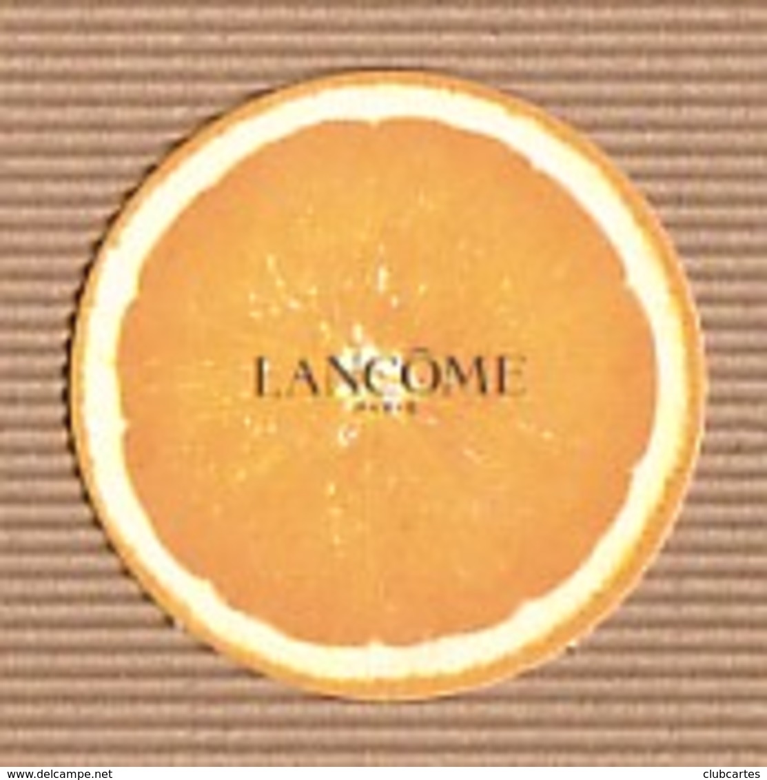 CC Carte Parfumée 'LANCOME' AROMA DELICE ORANGE Perfume Card BLOTTER - Modernas (desde 1961)