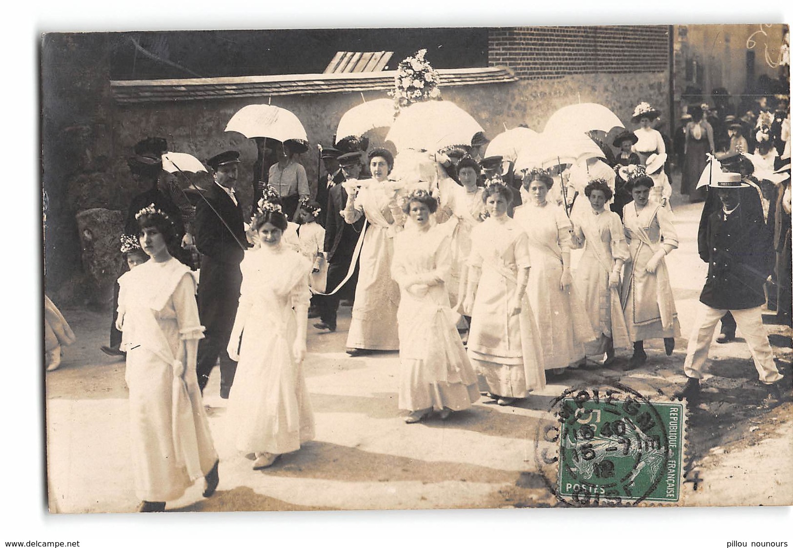 CPA-photo _ Jaux _ Bouquet Provincial 17/04/1910 _ Etat Superbe - Gouvieux