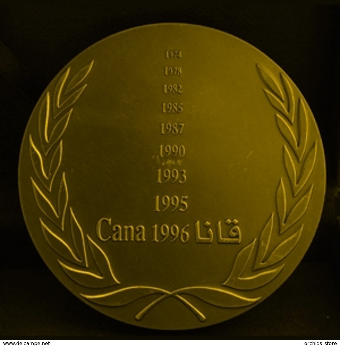 LEBANON 1996 Cana Mazzacre Bronze Memorial Medal - Lebanon