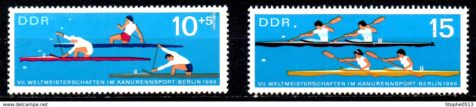 RDA. N°903-4 De 1966. Canoë-kayak. - Kanu