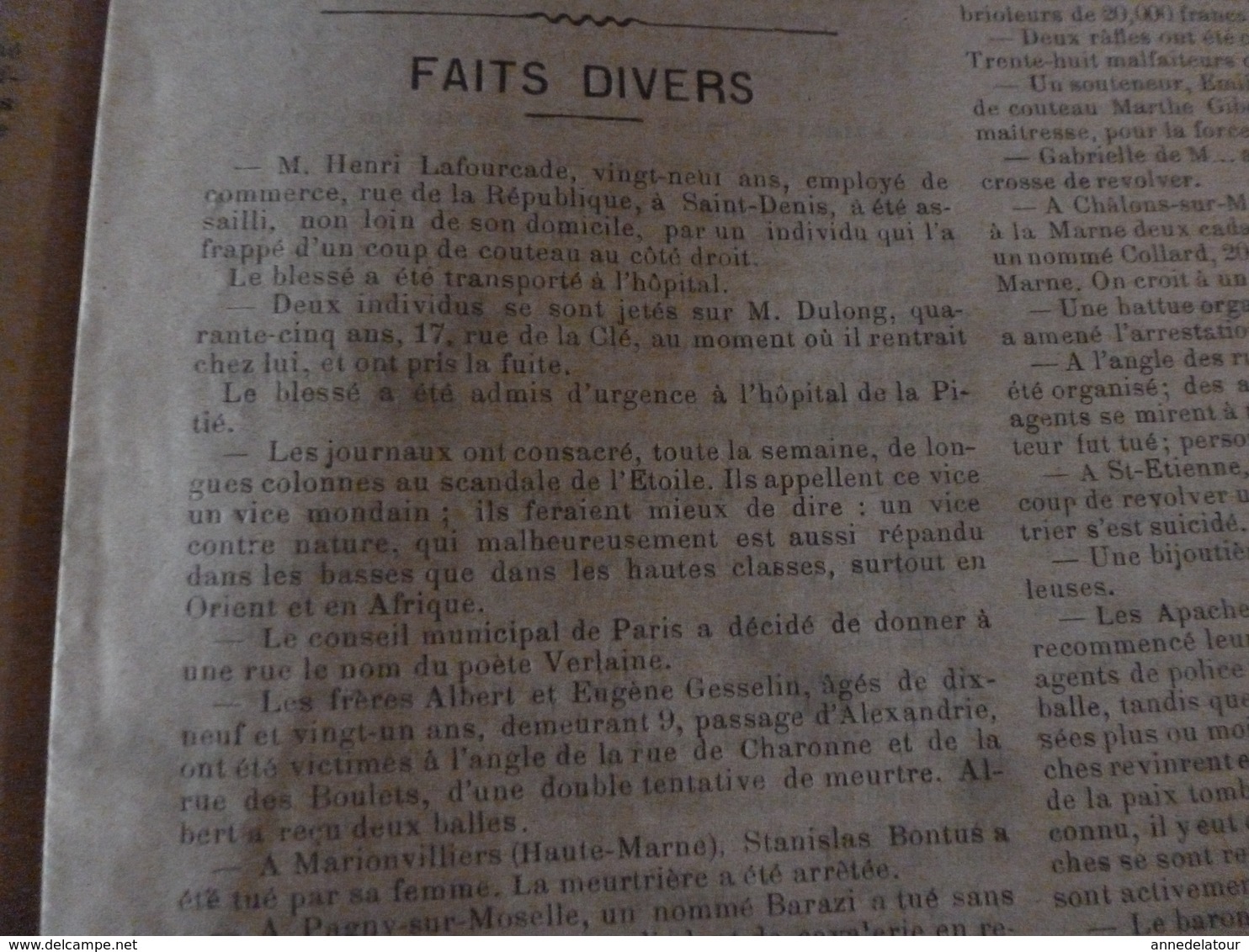 1903 LES FAITS de la semaine >Catastrophe à Cenicero;Cyclone au Tonkin;Haine des races;Empoisonné par un prêtre grec;etc