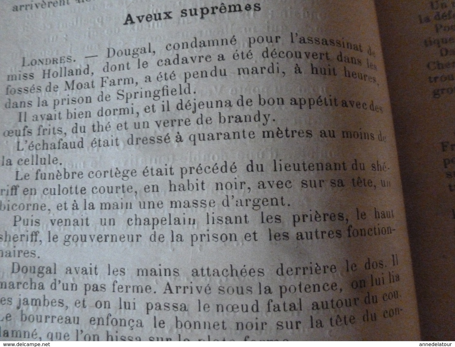 1903 LES FAITS de la semaine >Catastrophe à Cenicero;Cyclone au Tonkin;Haine des races;Empoisonné par un prêtre grec;etc