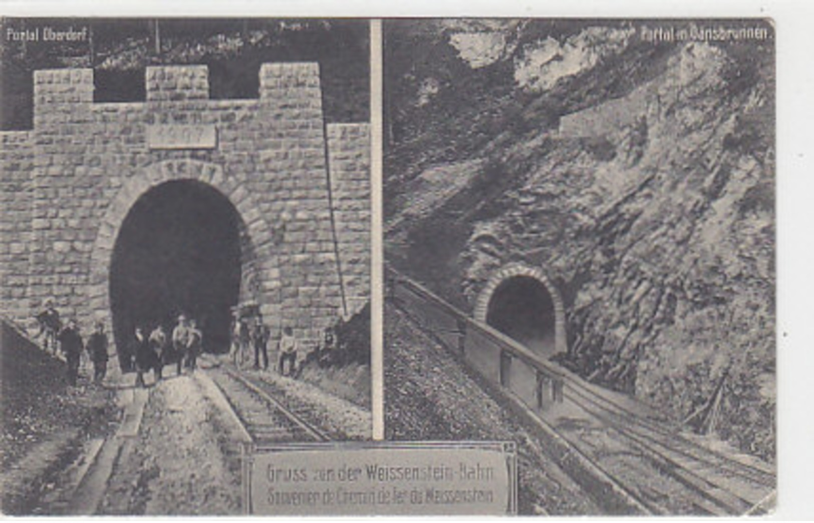 Gruss Von Der Weissensteinbahn - 1908        (P-164-60712) - Trenes