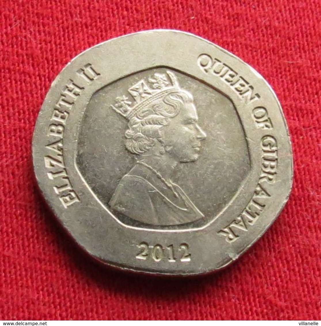 Gibraltar 20 Pence 2012 KM# 1103  Gibilterra - Gibraltar