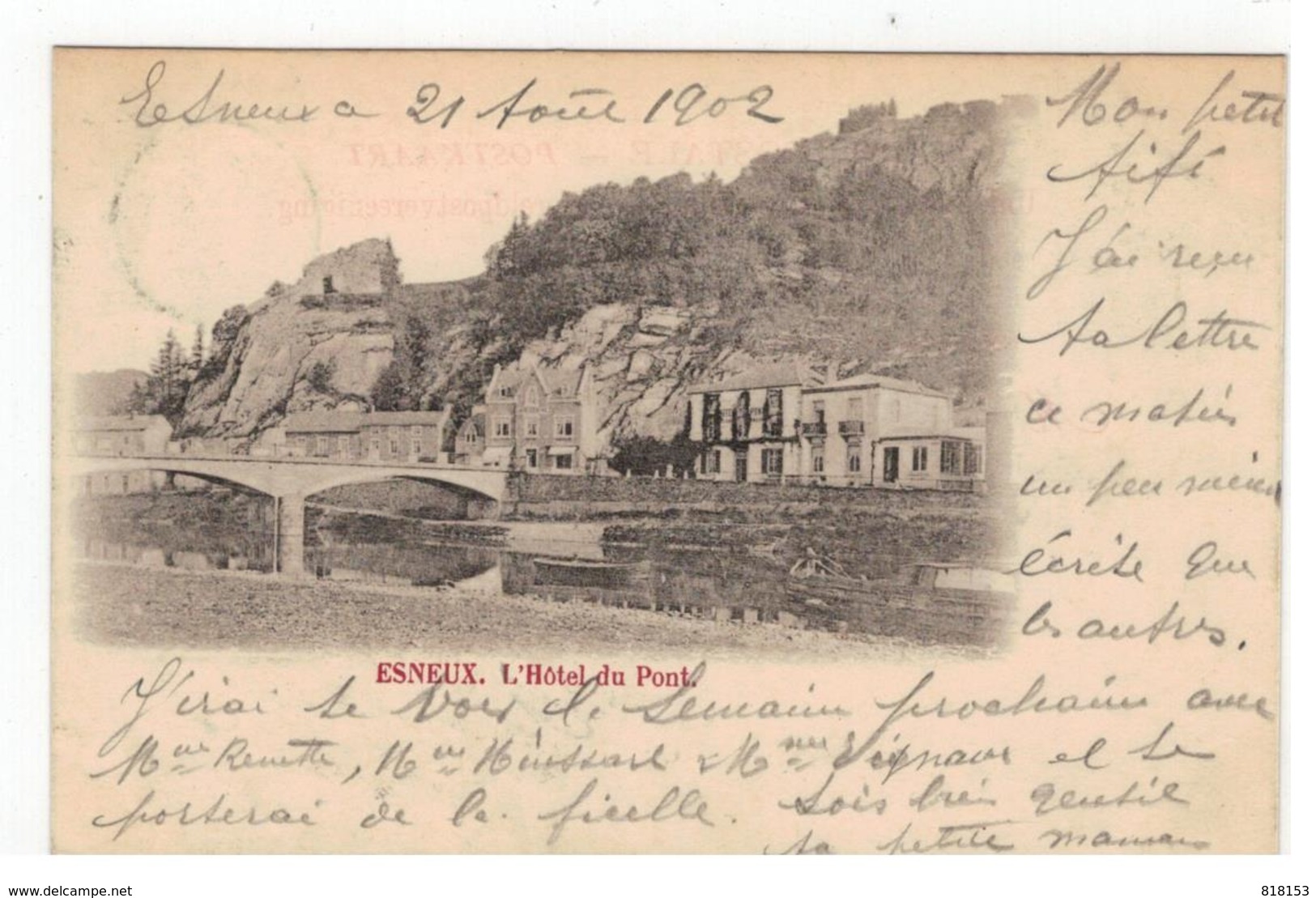 Esneux. - L'Hôtel Du Pont 1902 - Esneux