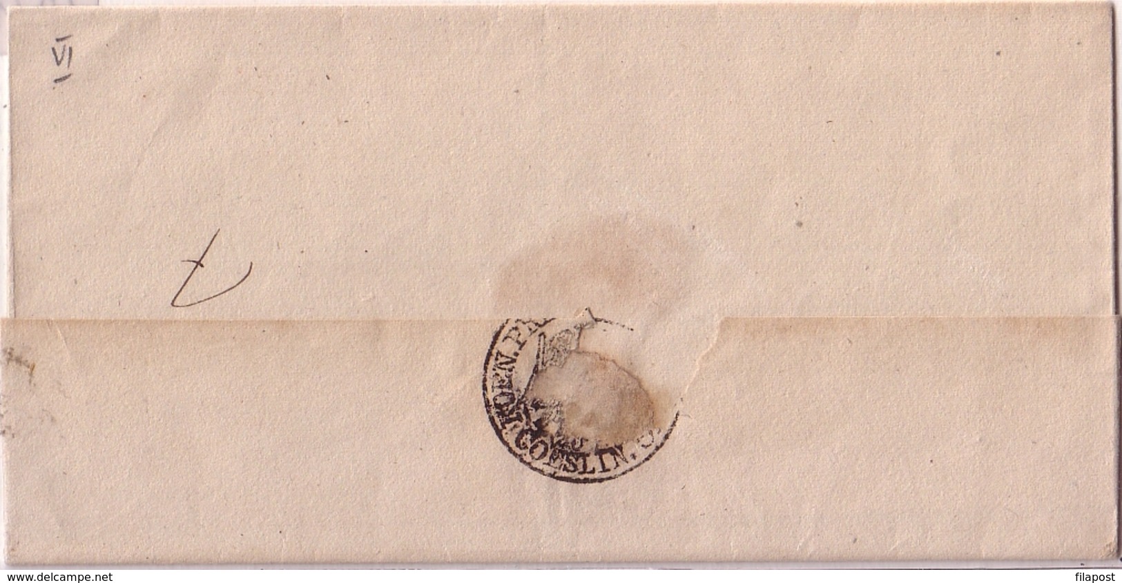 Pommern Germany Poland 1826, Letter From Coeslin - Koszalin To Falkenburg  - Zlocieniec, W219 - ...-1860 Voorfilatelie