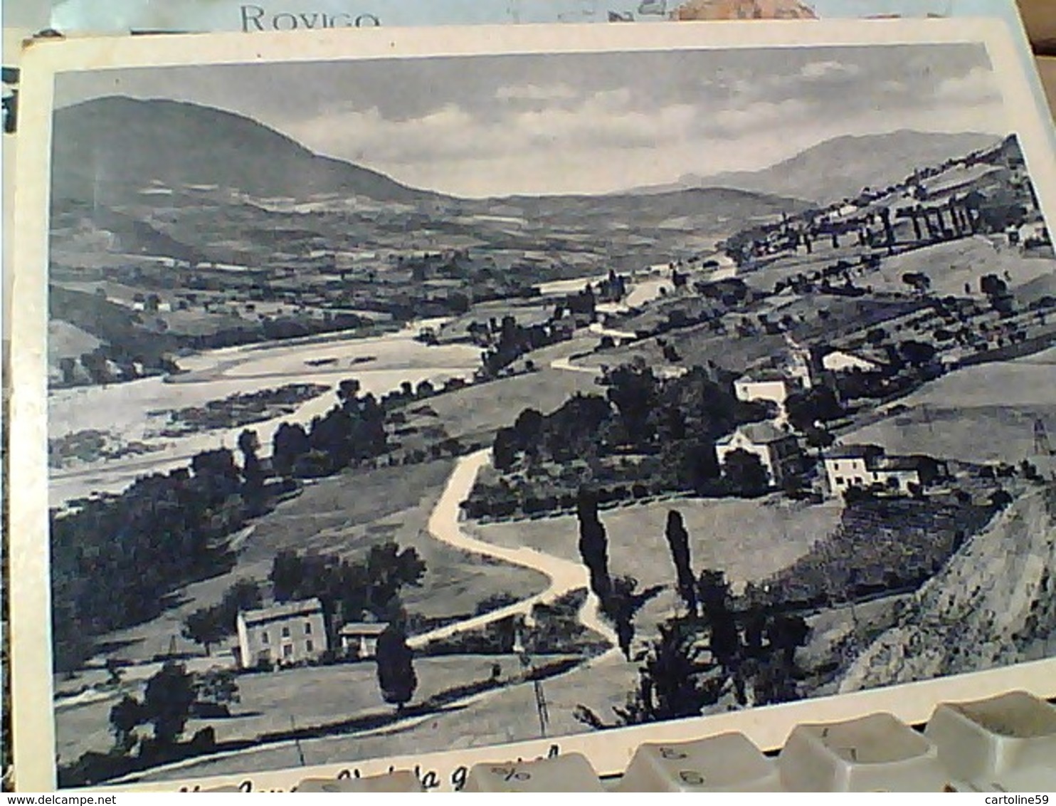 ALTA VAL TARO  PAESE PARMA VEDUTA SCORCIO DI SERRAVALLE CENO  VB1956 GT2477 RRR - Parma