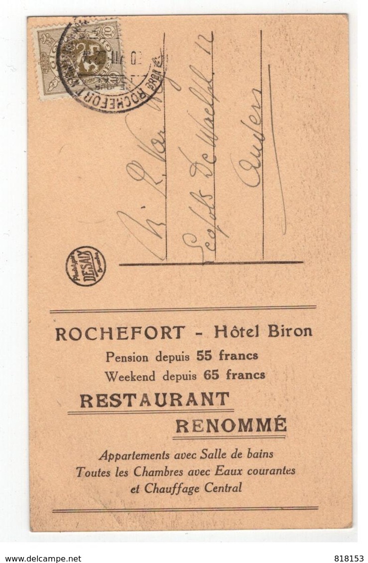 ROCHEFORT - Hôtel Biron - Rochefort