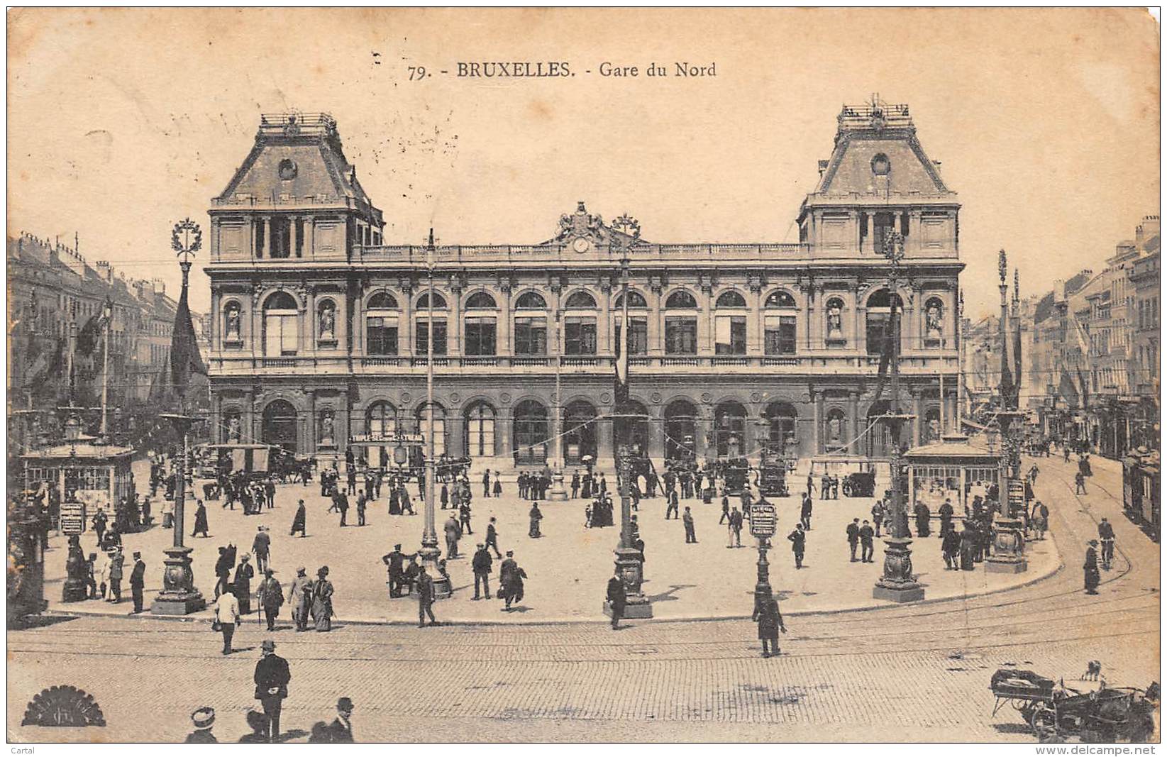 BRUXELLES - Gare Du Nord - Ferrovie, Stazioni