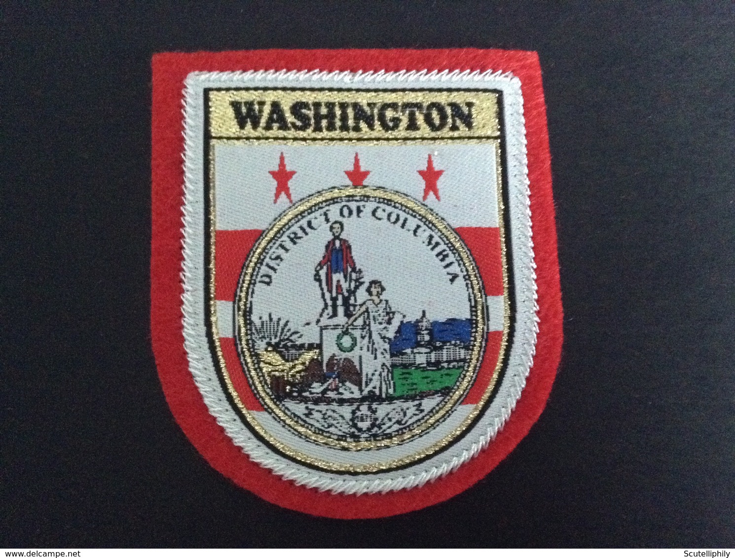 WASHINGTON Souvenir Patch, Woven Badge, Ecusson - Patches