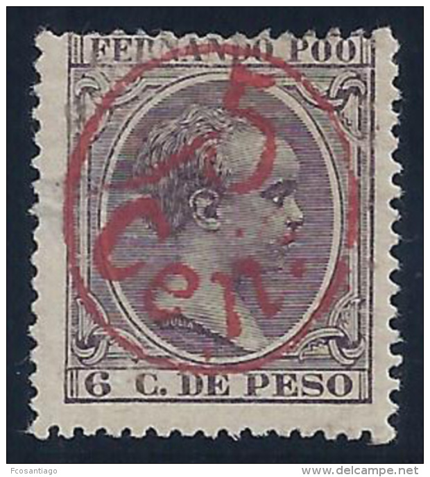 ESPAÑA/FERNANDO POO 1896/900 - Edifil #40C - MLH * - Fernando Po