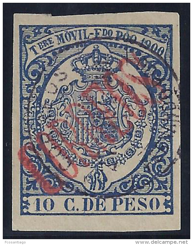 ESPAÑA/FERNANDO POO 1900 - Edifil #48Ca - Sin Goma (*) - Fernando Po