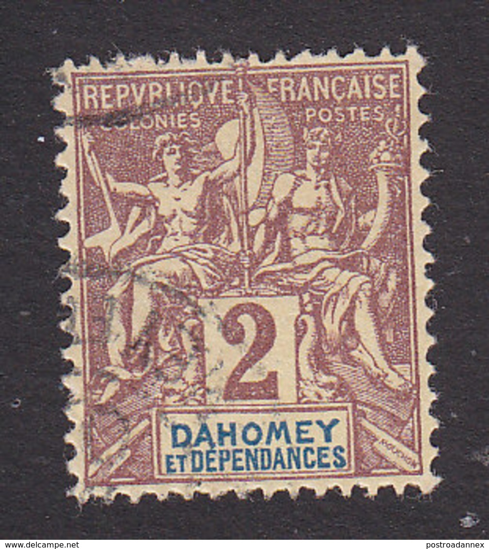 Dahomey, Scott #2, Used, Navigation And Commerce, Issued 1899 - Used Stamps