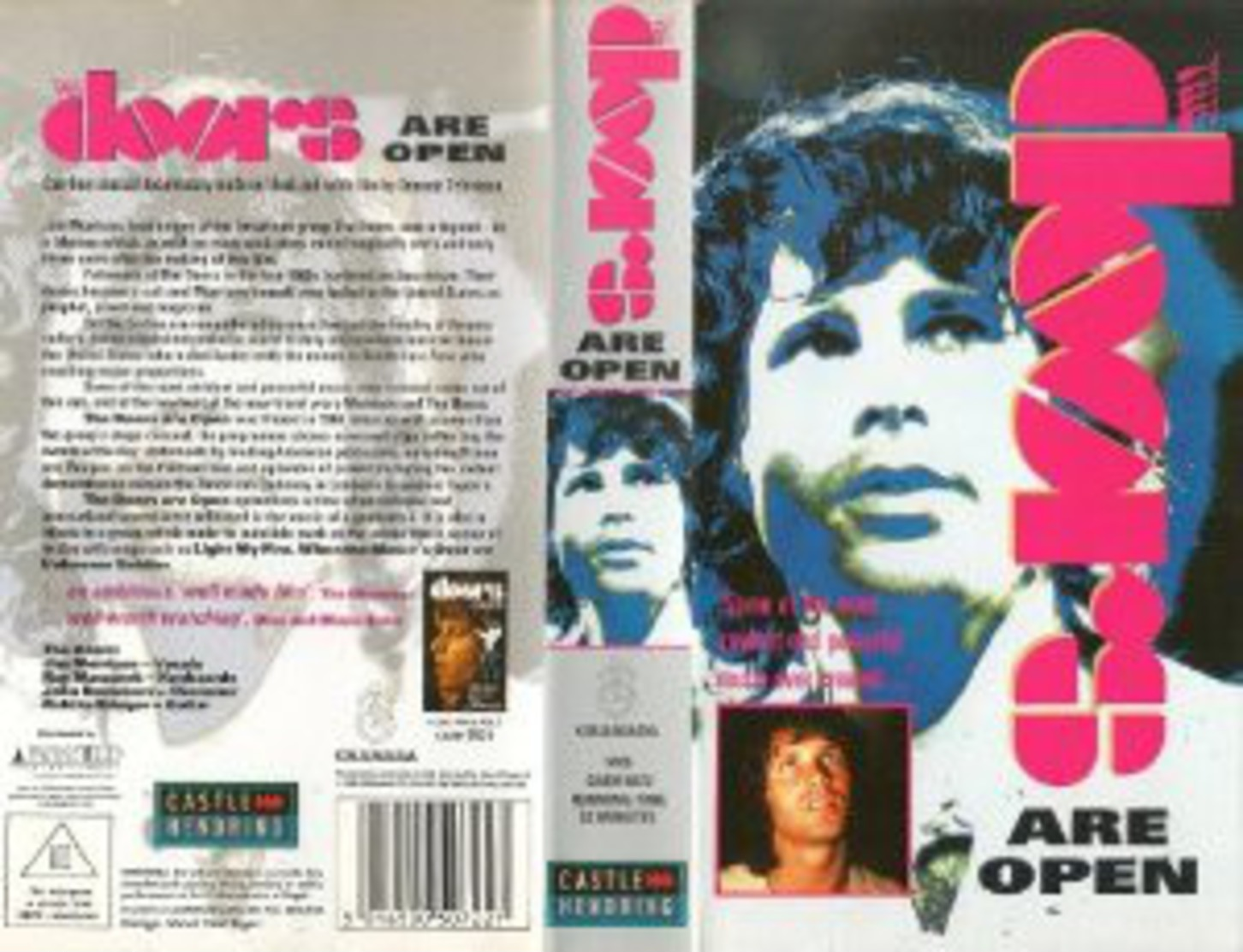 The Doors ‎– The Doors In Europe & The Doors Are Open  - VHS - Concert & Music