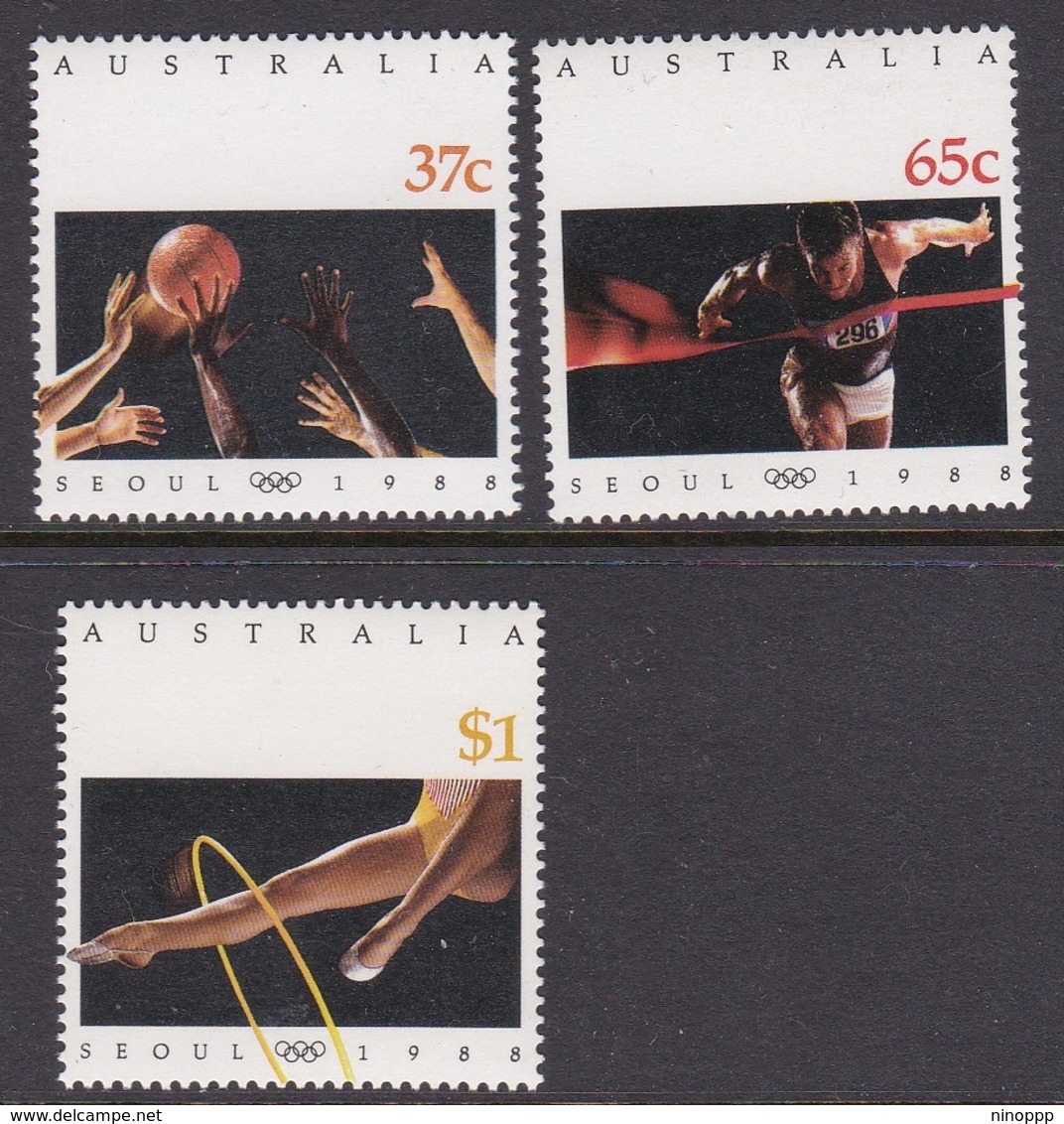 Australia ASC 1164-1166 1988 Olympic Games Seoul, Mint Never Hinged - Mint Stamps