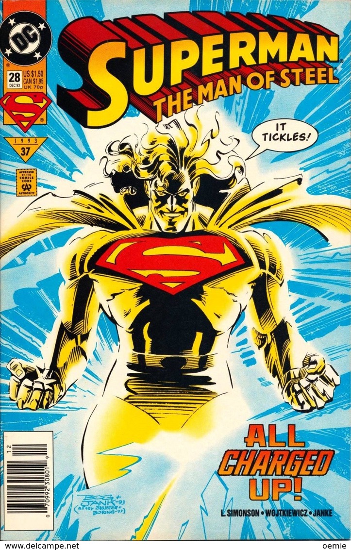SUPERMAN  THE MAN OF STEEL  No 28   1993 - DC