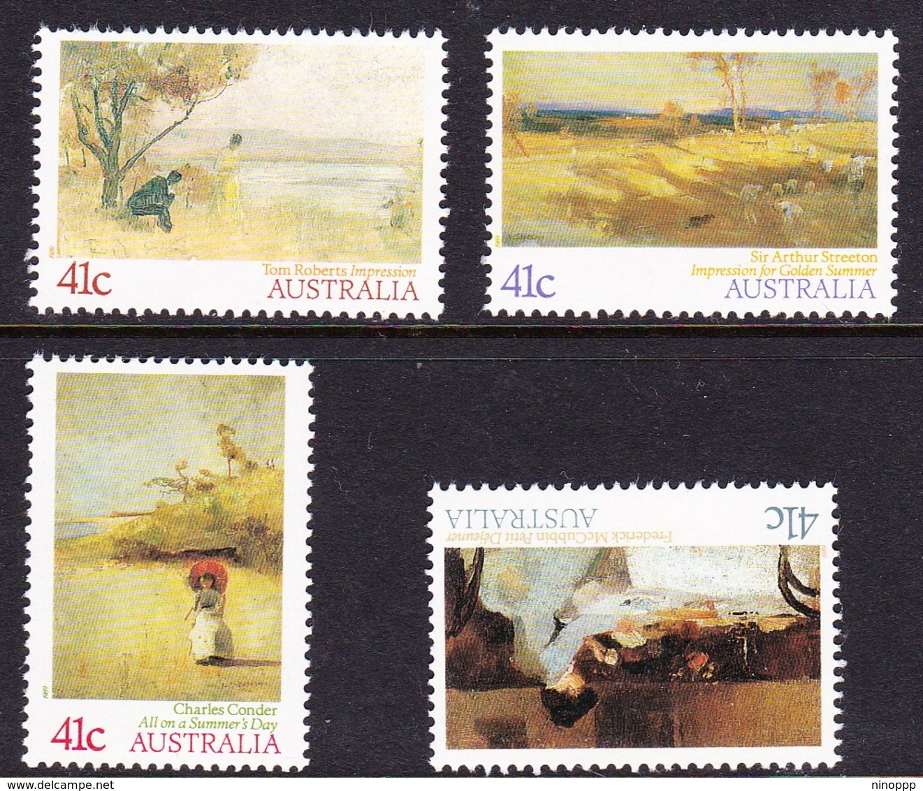 Australia ASC 1204-1207 1987 Impressionists, Mint Never Hinged - Mint Stamps