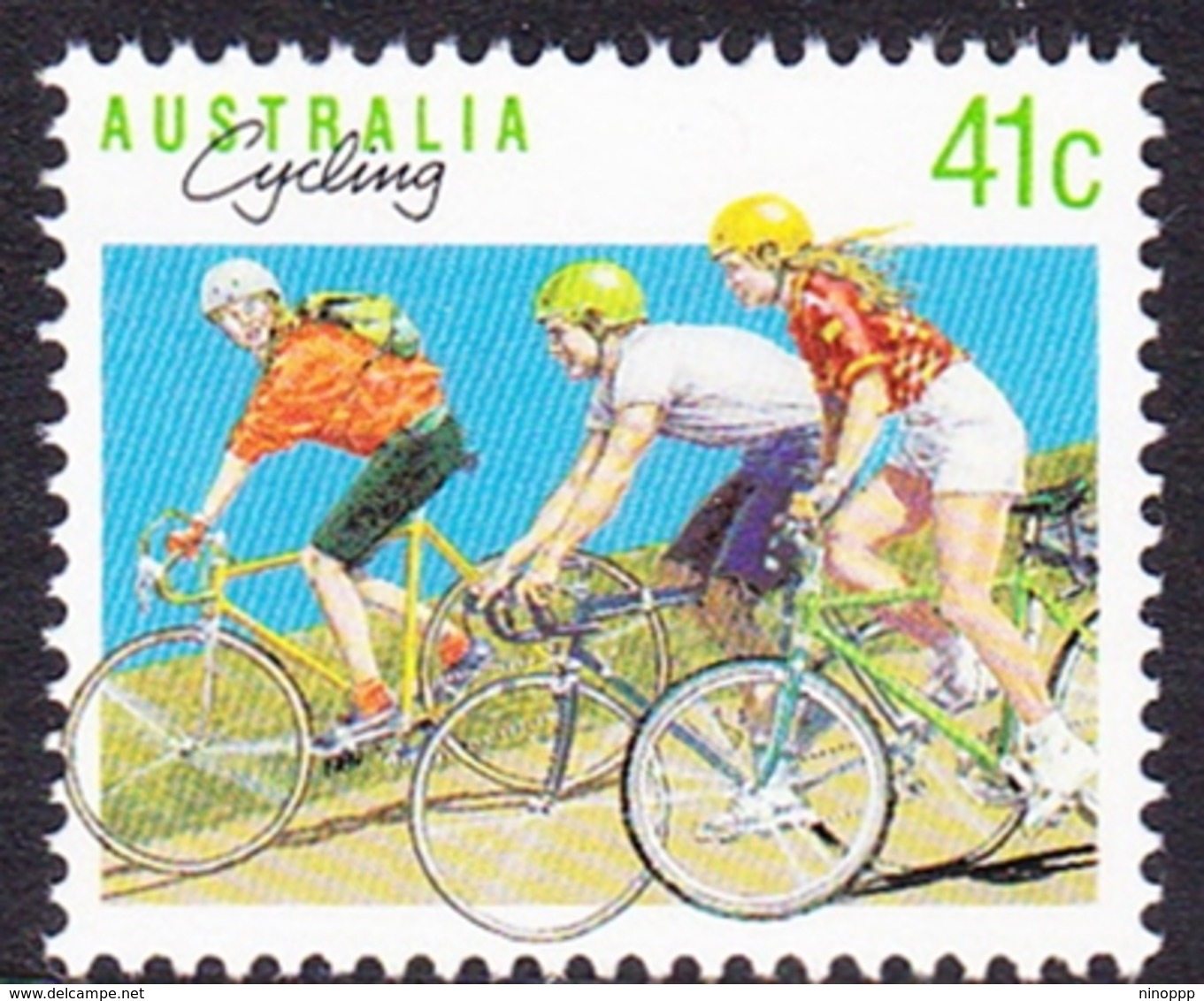 Australia ASC 1208 1989 Sports Series II 41c Cycling, Mint Never Hinged - Mint Stamps