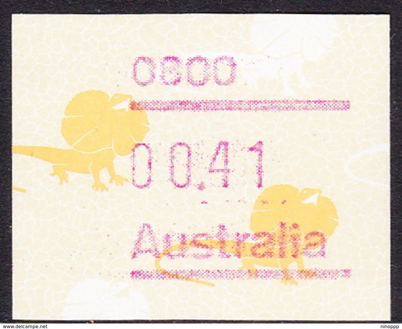 Australia ASC 1212 1989 Frama 41c Lizard, Mint Never Hinged - Mint Stamps