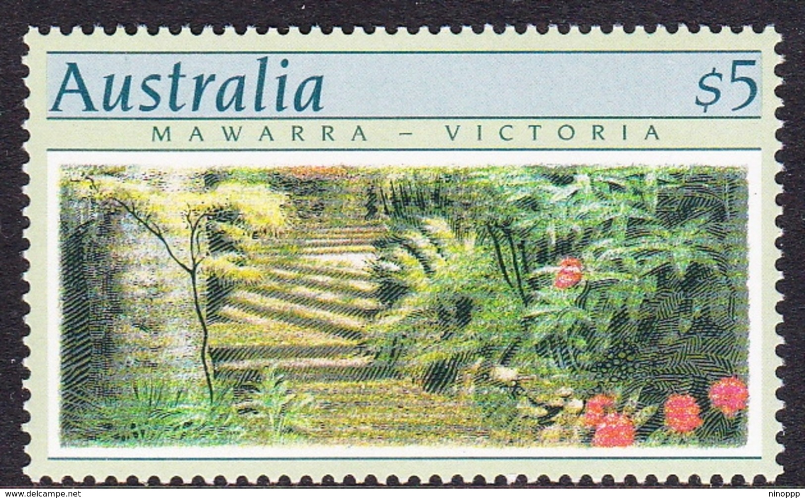 Australia ASC 1215 1989 Gardens $ 5 Mawarra, Mint Never Hinged - Mint Stamps