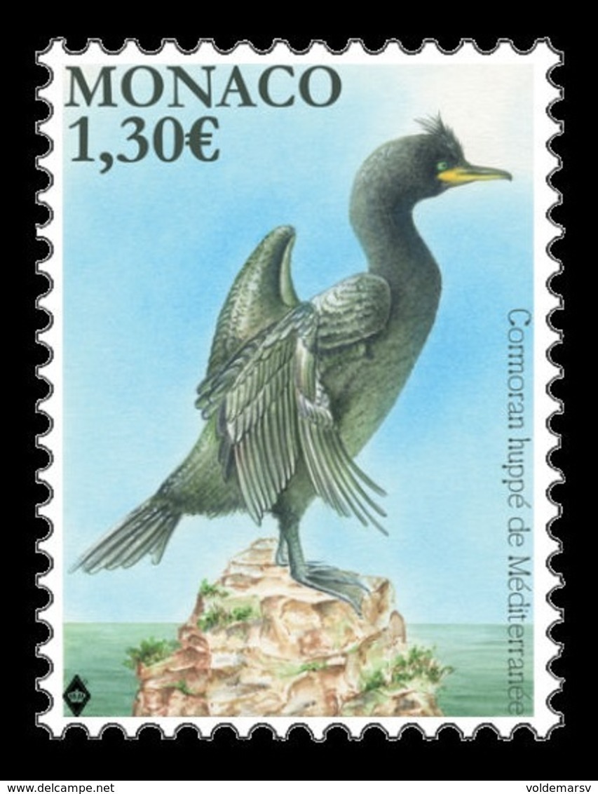 Monaco 2018 Mih. 3401 Fauna. Birds. Mediterranean Shag MNH ** - Neufs