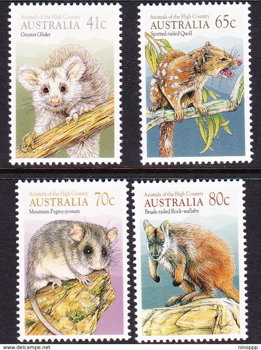 Australia ASC 1234-1237 1990 Animals Of High Country, Mint Never Hinged - Mint Stamps