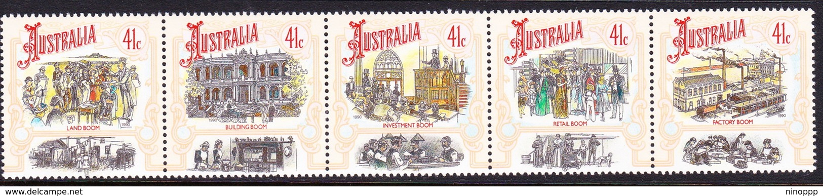 Australia ASC 1261-1265 1990 Boomtime, Mint Never Hinged - Mint Stamps