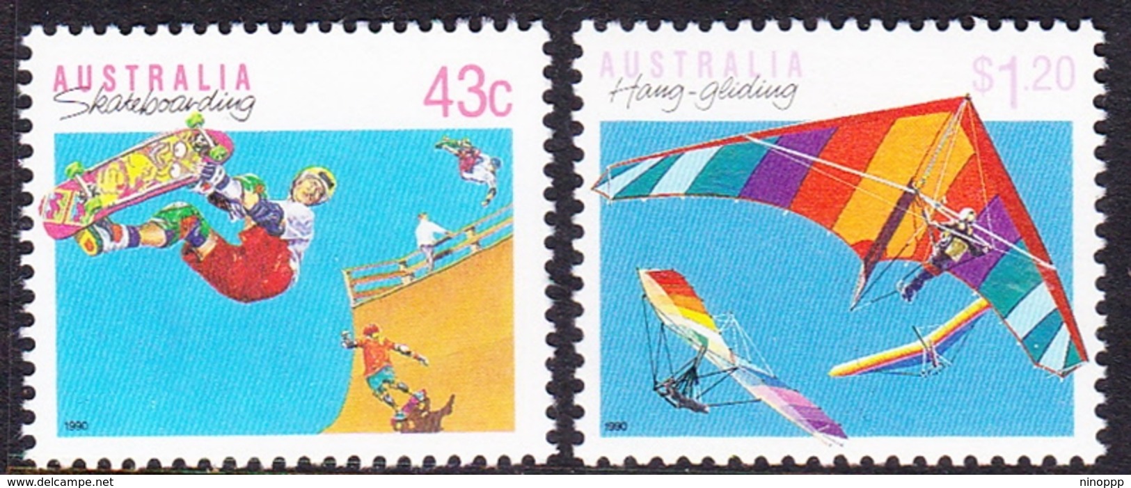 Australia ASC 1267-1268 1990 Sport Series II, Mint Never Hinged - Mint Stamps