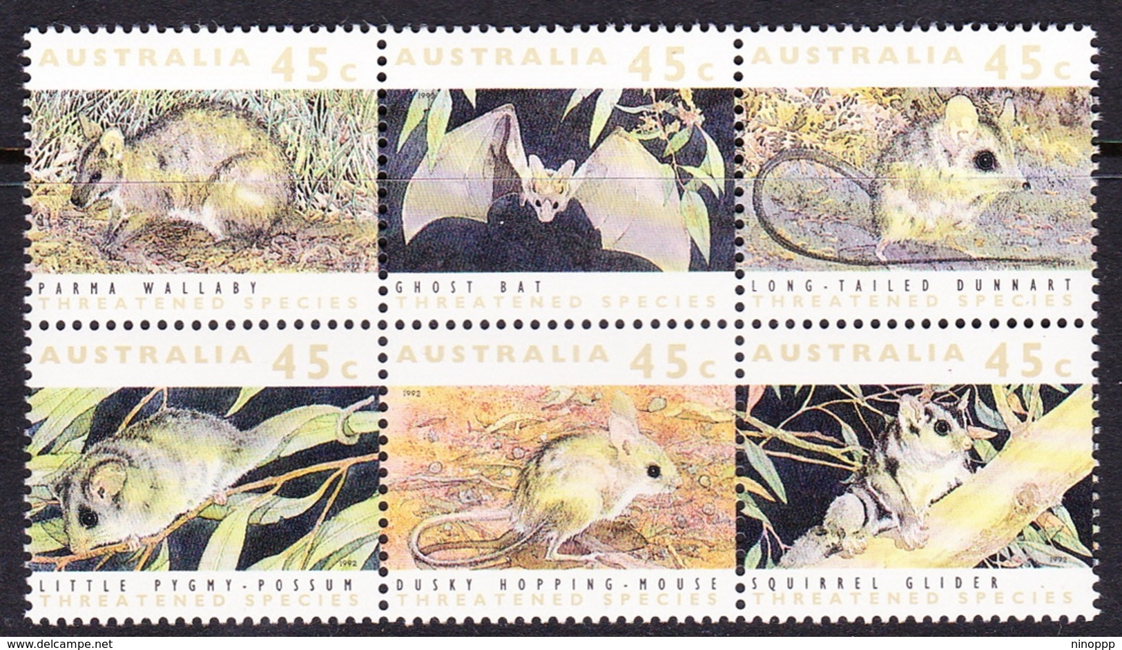 Australia ASC 1320-1325 1992 Threatened Species, Mint Never Hinged - Mint Stamps