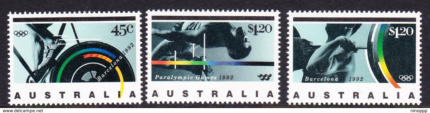 Australia ASC 1355-1357 1992 Olympic Games, Mint Never Hinged - Mint Stamps
