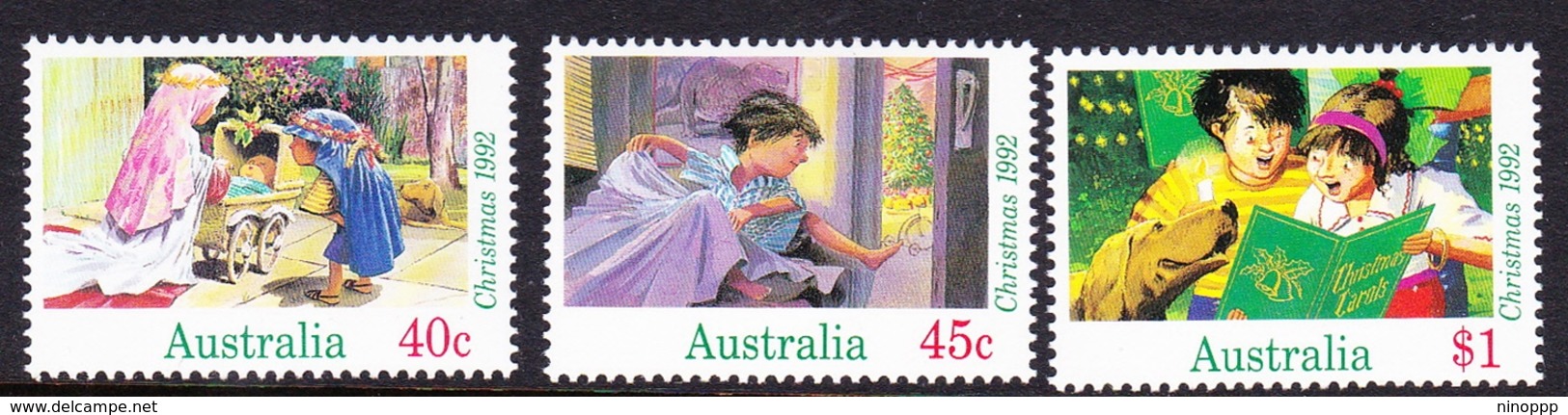 Australia ASC 1370-1372 1992 Christmas, Mint Never Hinged - Mint Stamps