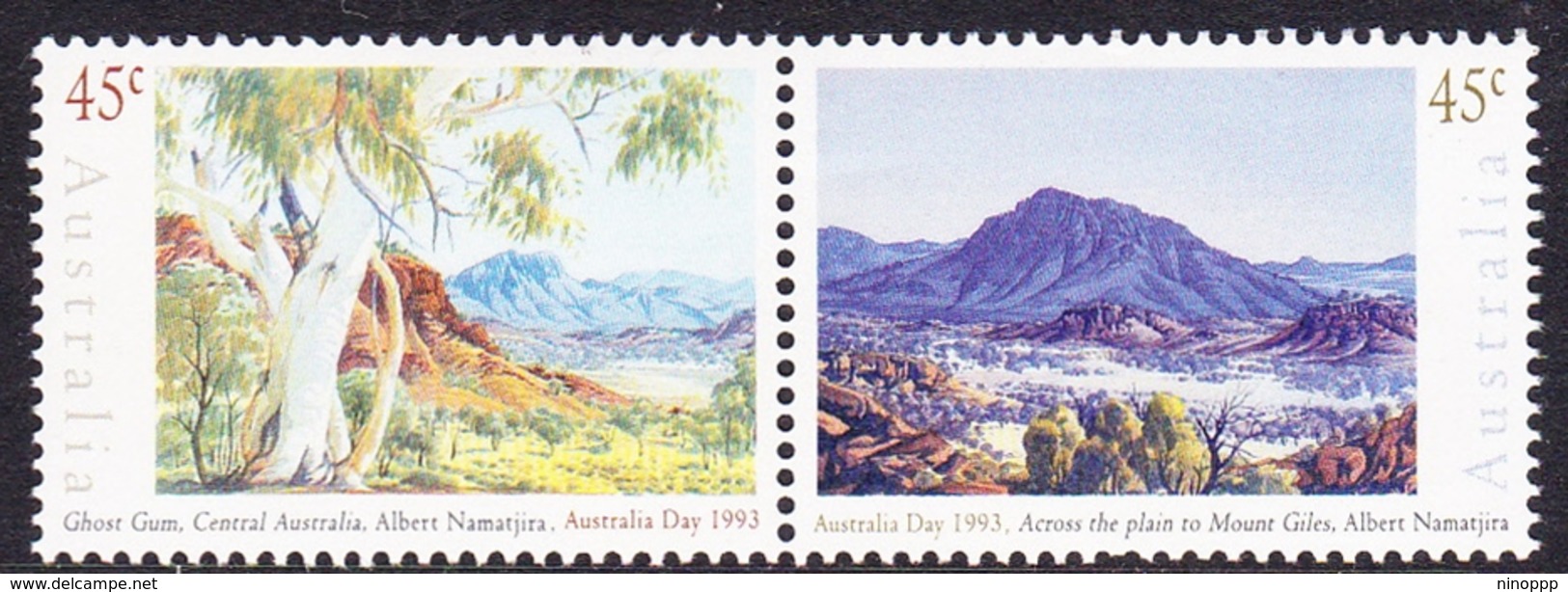 Australia ASC 1374a 1993 Australia Day Pair, Mint Never Hinged - Mint Stamps